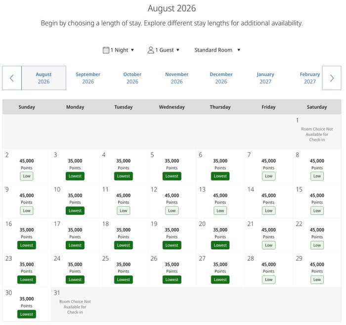 Park Hyatt Tokyo Award Calendar