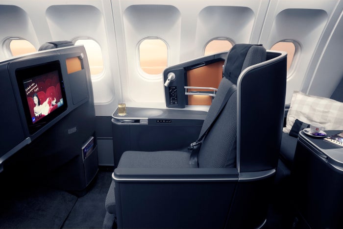 SAS Airbus A350 business class cabin