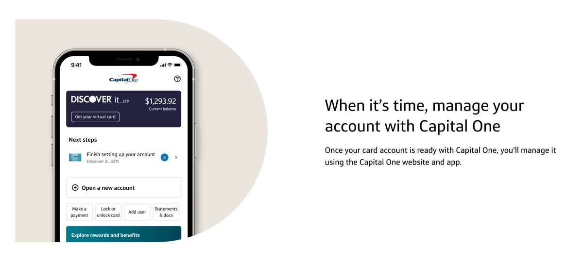 Discover It Capital One App