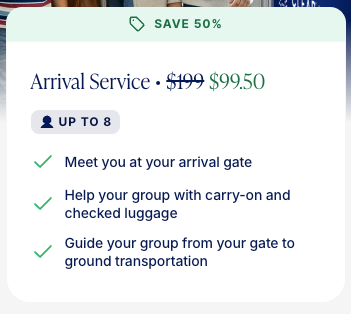 Clear Concierge Arrival Discount