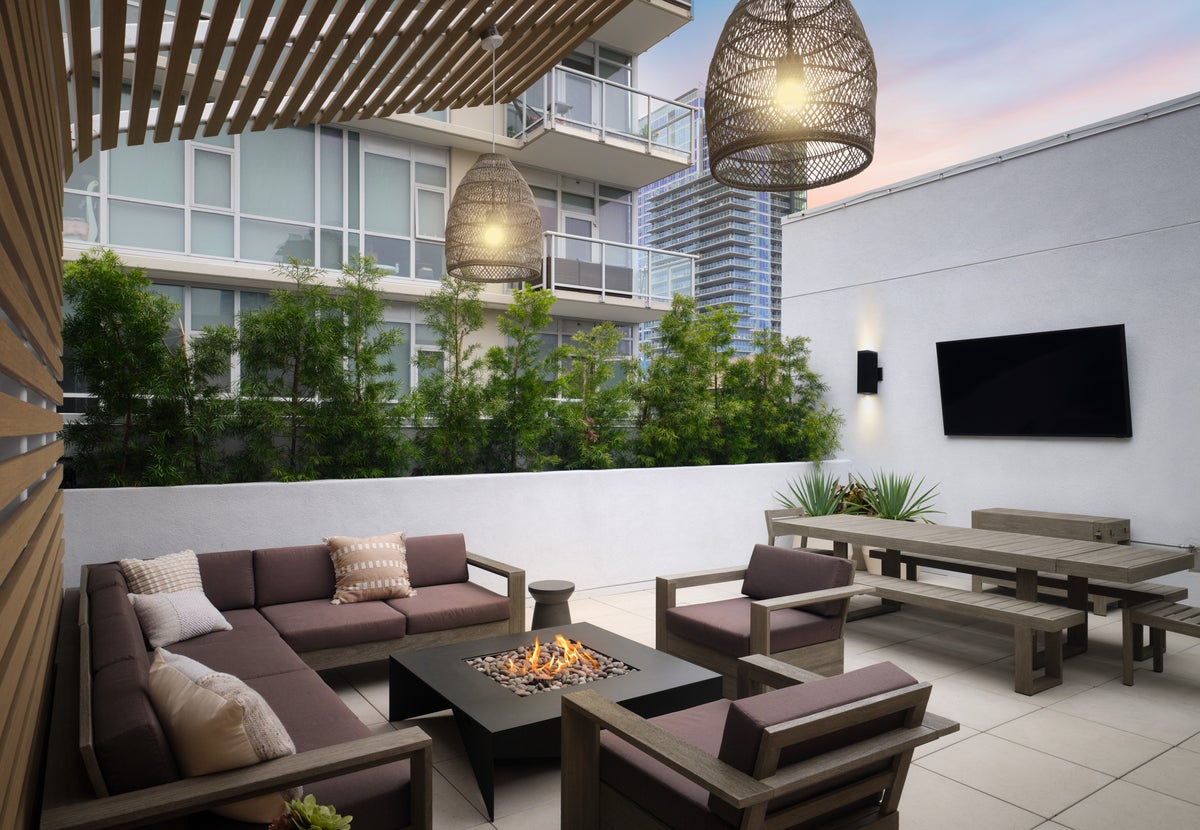 The Margot Hotel San Diego Gaslamp Quarter Outset by Hilton Patio