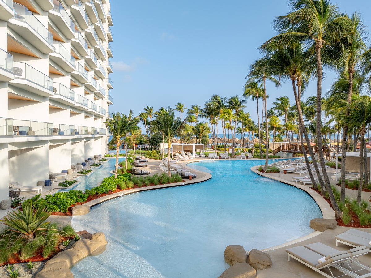 The Westerly Hilton Aruba Caribbean Resort Casino Pool Area