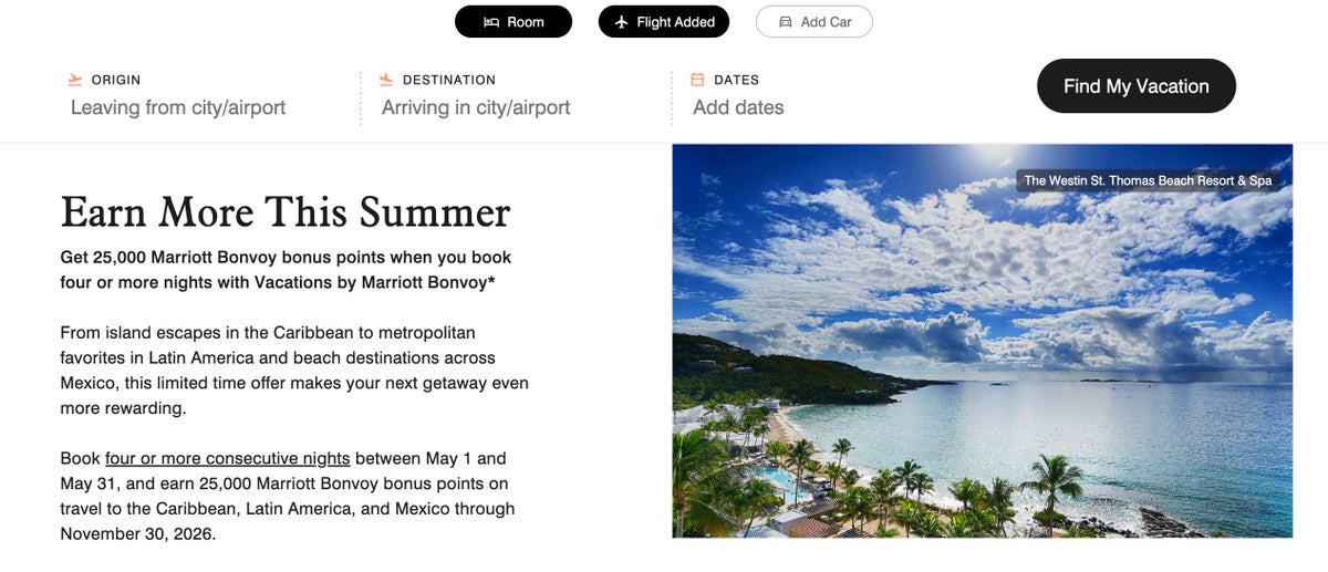 Vacations by Marriott May 2026