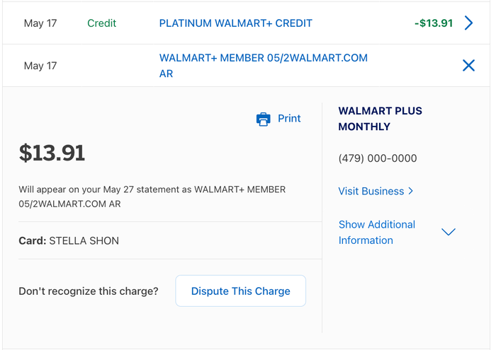 Walmart Plus Credit Walmart Plus Credit