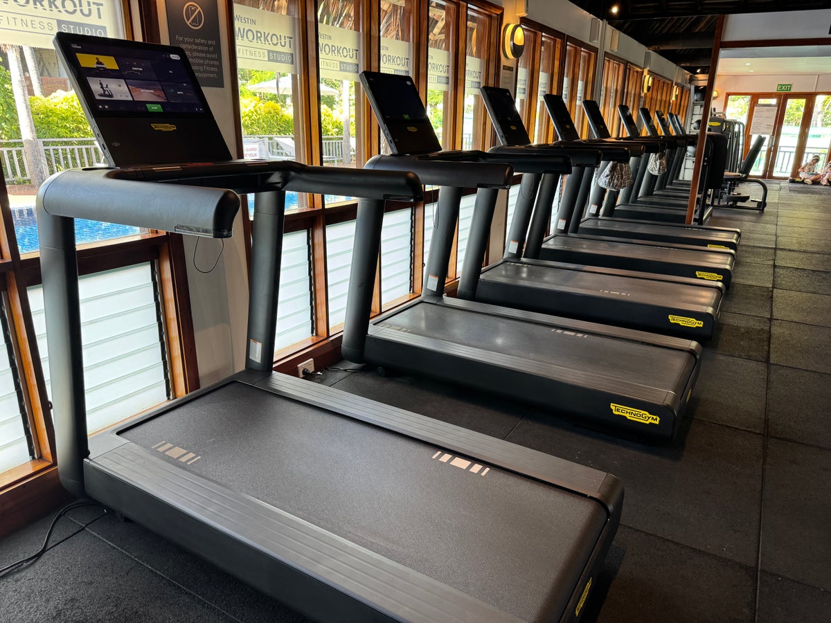 Westin Fiji gym treadmills