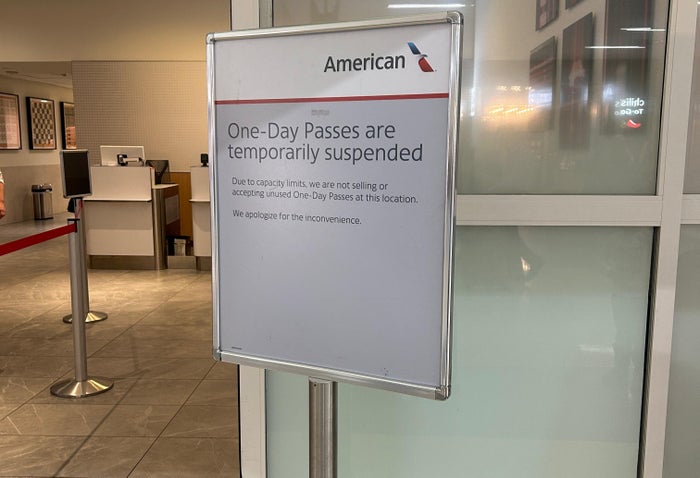 Admirals Club suspended