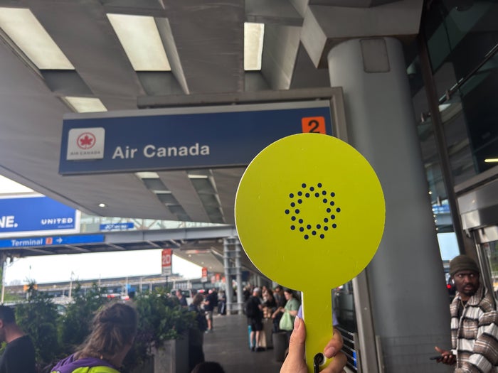 CLEAR Concierge paddle