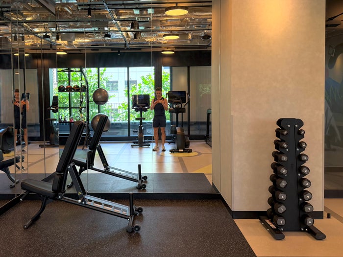 Caption by Hyatt Kabutocho Tokyo gym weights