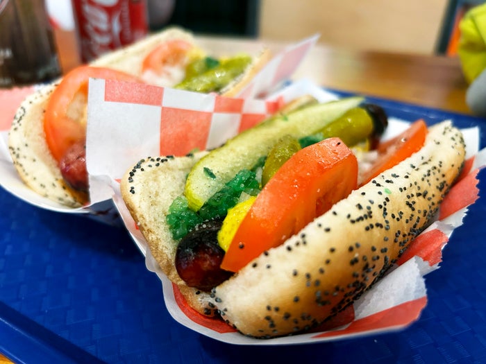 Chicago hot dog