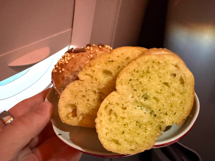China Airlines Airbus A321neo business class bread China Airlines Airbus A321neo business class bread