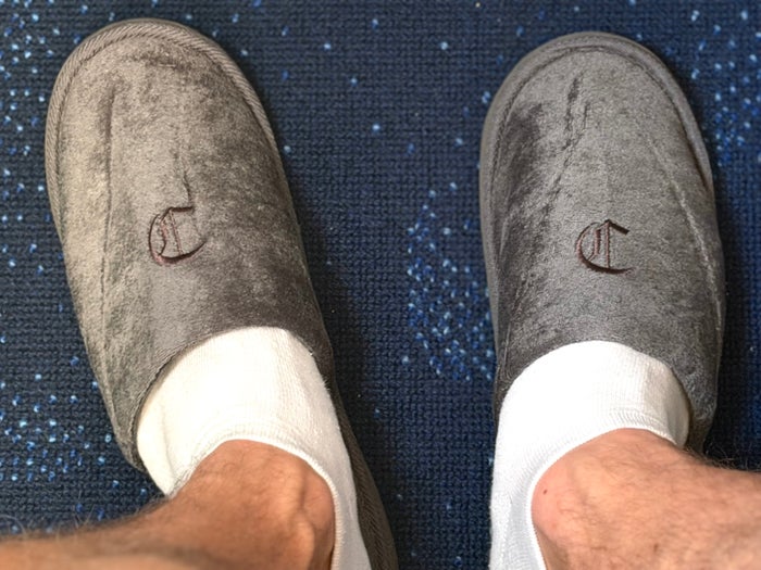 China Airlines Airbus A321neo business class slippers