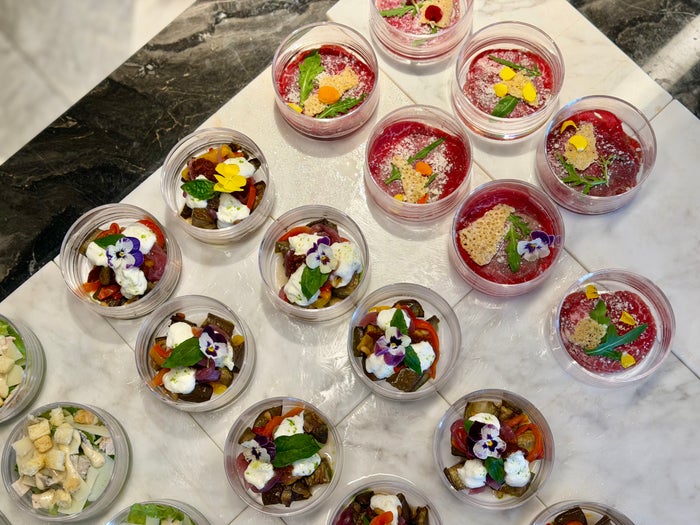 Fairmont Hanoi Gold Lounge Golden Hour appetizers
