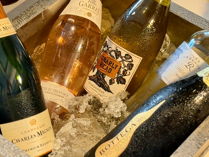 Fairmont Hanoi Gold Lounge Golden Hour wine selection