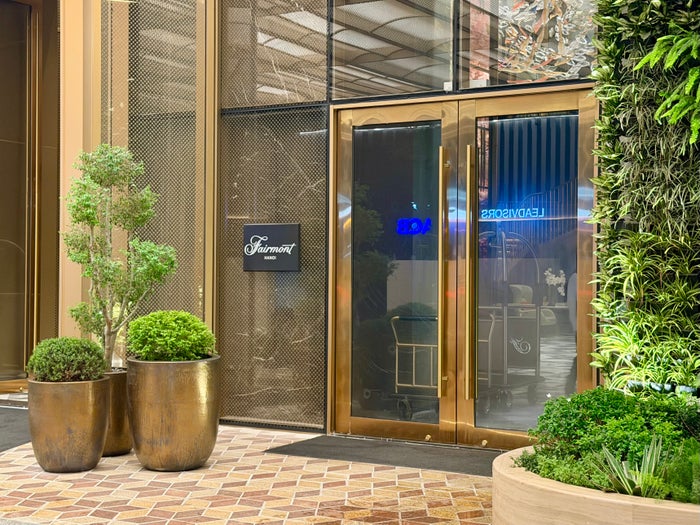 Fairmont Hanoi hotel entrance