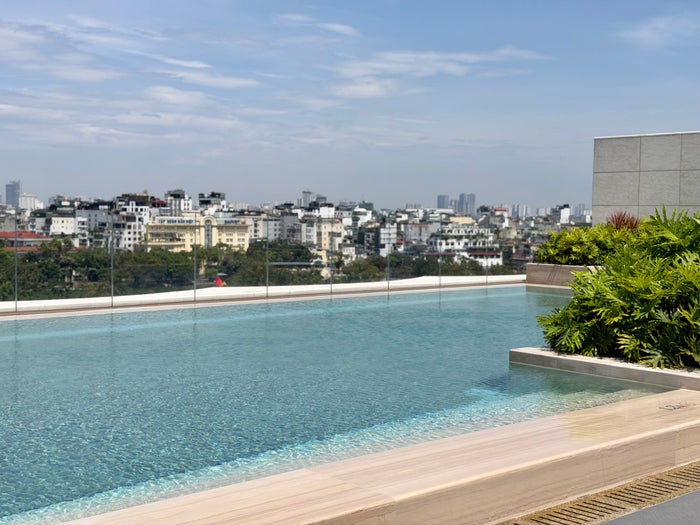 Fairmont Hanoi rooftop pool