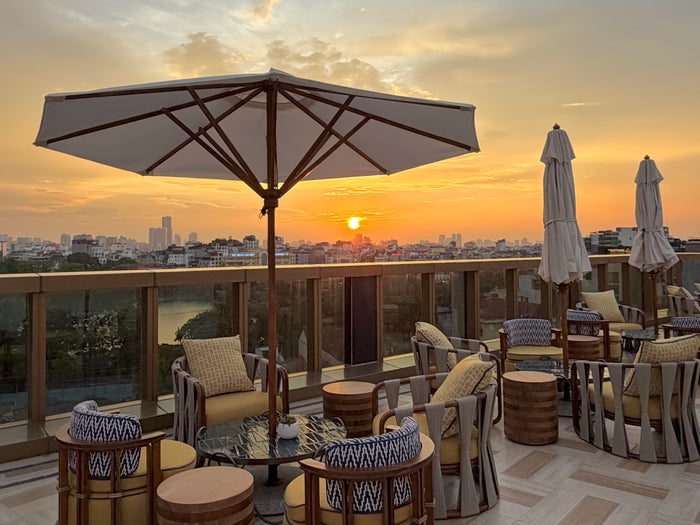 Fairmont Hanoi sunset