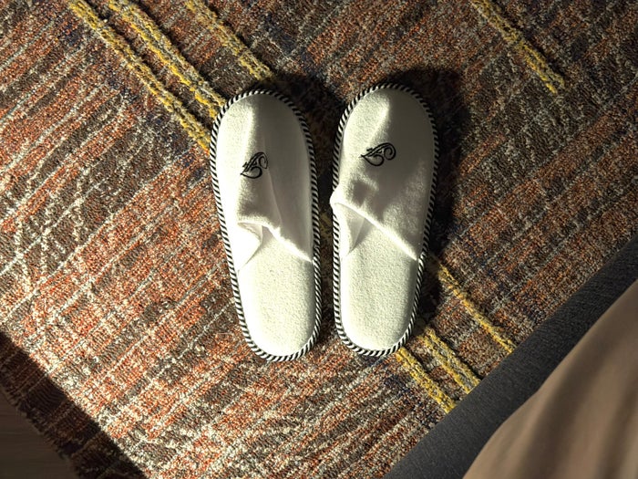 Fairmont Hanoi turndown slippers