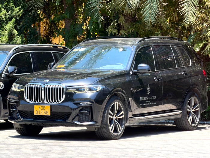 Four Seasons The Nam Hai BMW chauffeur