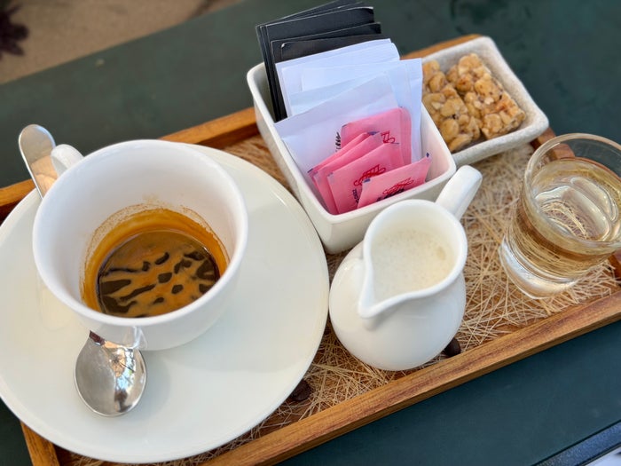 Four Seasons The Nam Hai La Sen coffee service