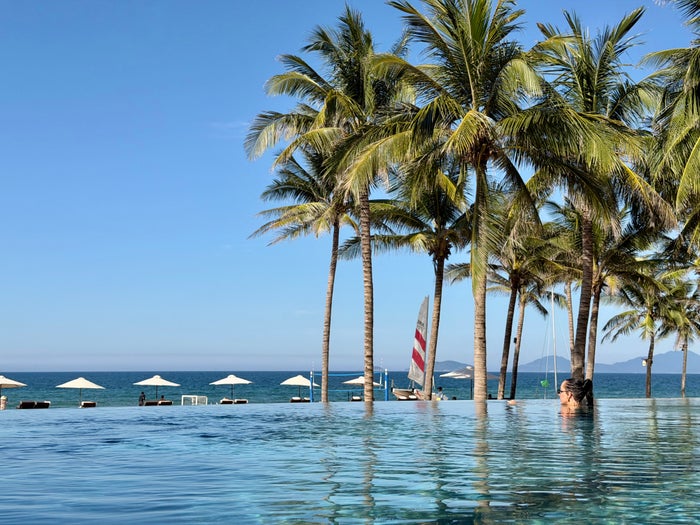 Four Seasons The Nam Hai afternoon swim