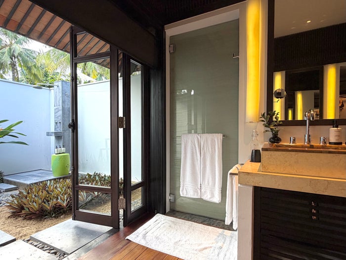 Four Seasons The Nam Hai inside and outside shower