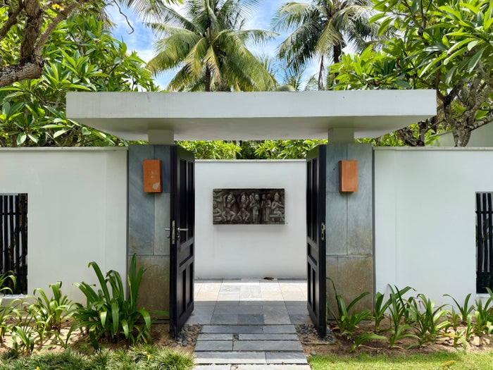 Four Seasons The Nam Hai villa entrance Four Seasons The Nam Hai villa entrance
