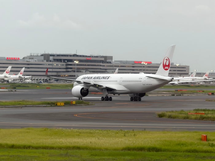 Japan Airlines A350 at Tokyo Haneda Airport HND