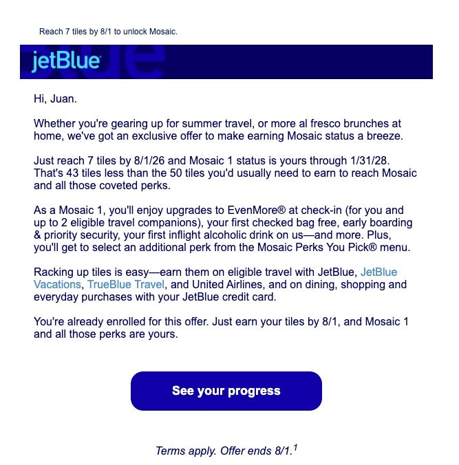 JetBlue Mosaic 1