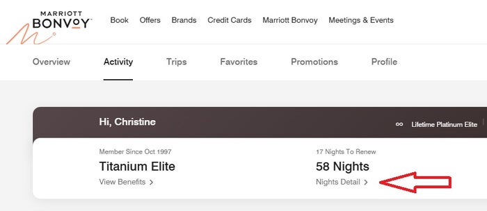 Lifetime Hotel Status Marriott Tracker Lifetime Hotel Status Marriott Tracker