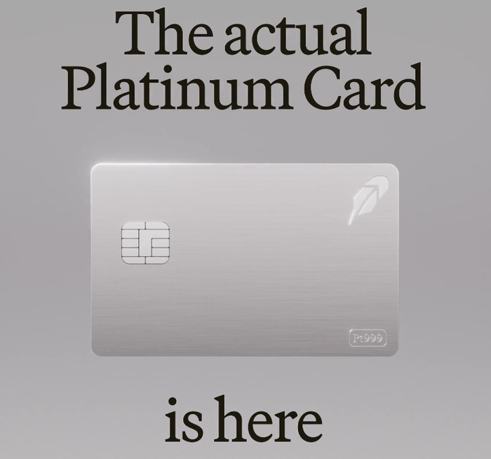 Robinhood Platinum card Robinhood Platinum card