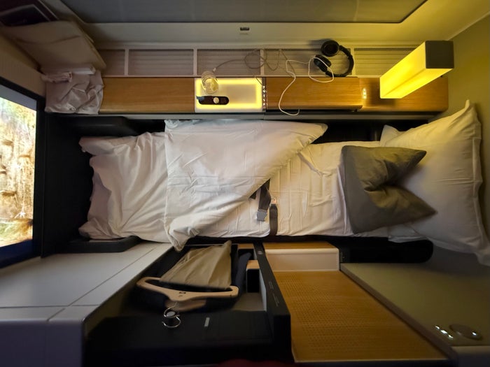 SWISS First Class seat on the Boeing 777