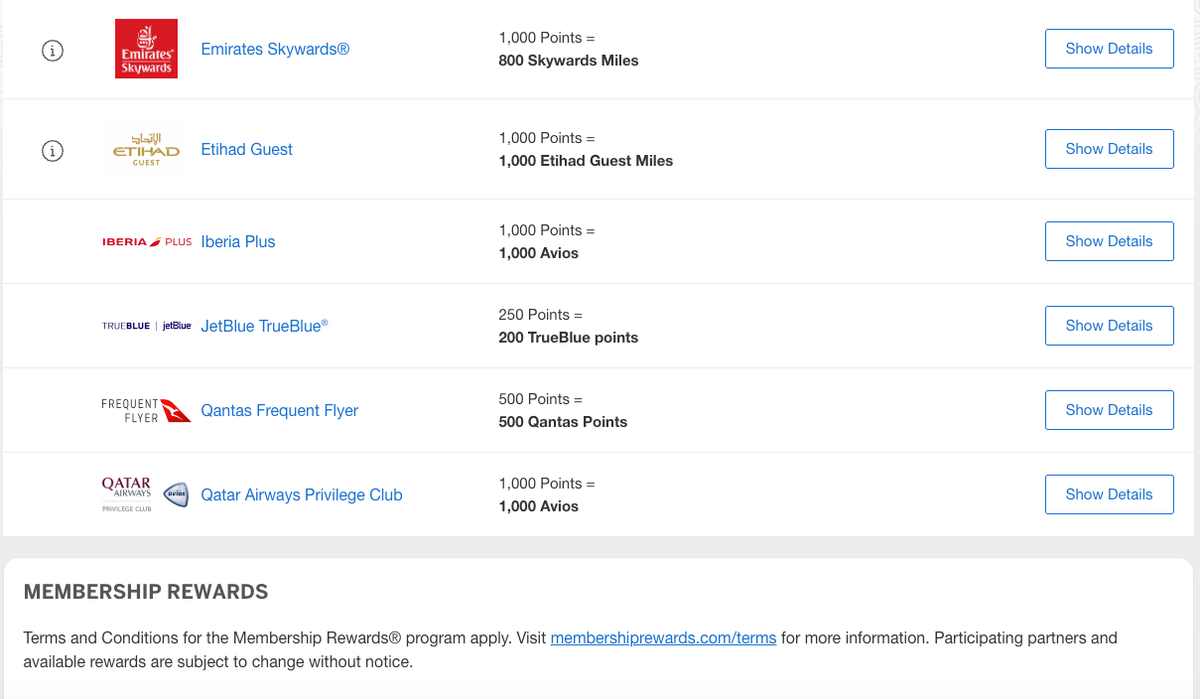 Screenshot 2026 06 01 at 1.52.53 PM Qantas Returns to Amex Transfer partner list