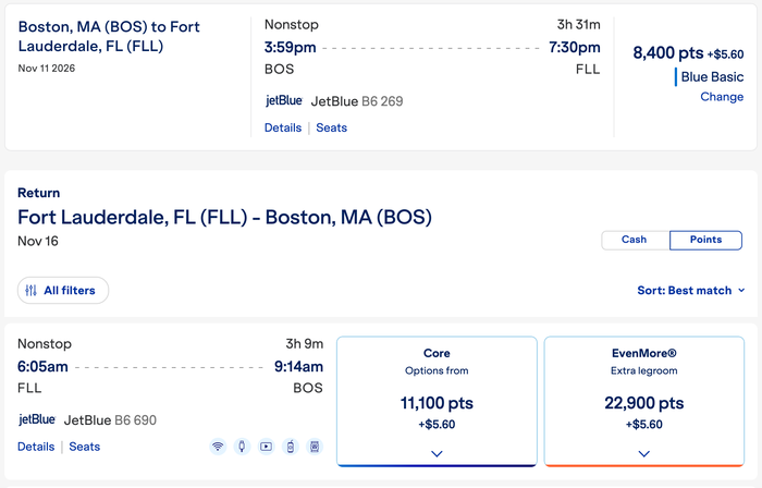 Screenshot 2026 06 16 at 8.42.47 PM JetBlue BOS FLL