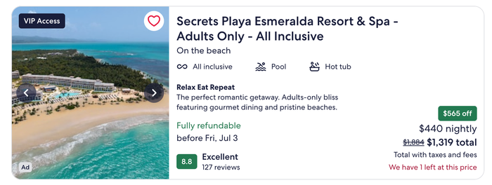 Secrets Playa Esmeralda Resort & Spa Expedia sale Secrets Playa Esmeralda Resort & Spa Expedia sale