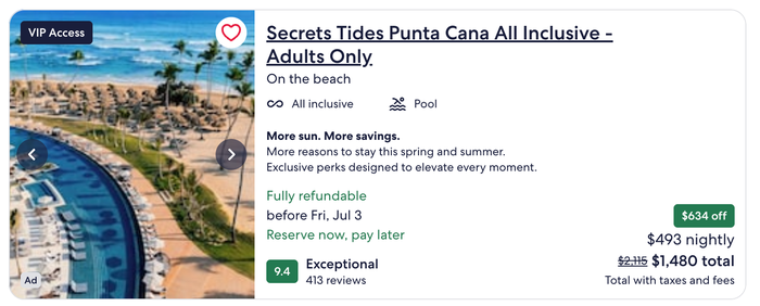 Secrets Tides Punta Cana All Inclusive Expedia sale Secrets Tides Punta Cana All Inclusive Expedia sale