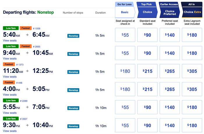Southwest 55 fare STL MDW Southwest 55 fare STL MDW