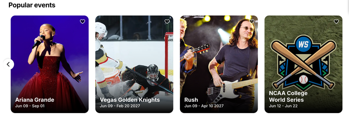 StubHub events StubHub popular events