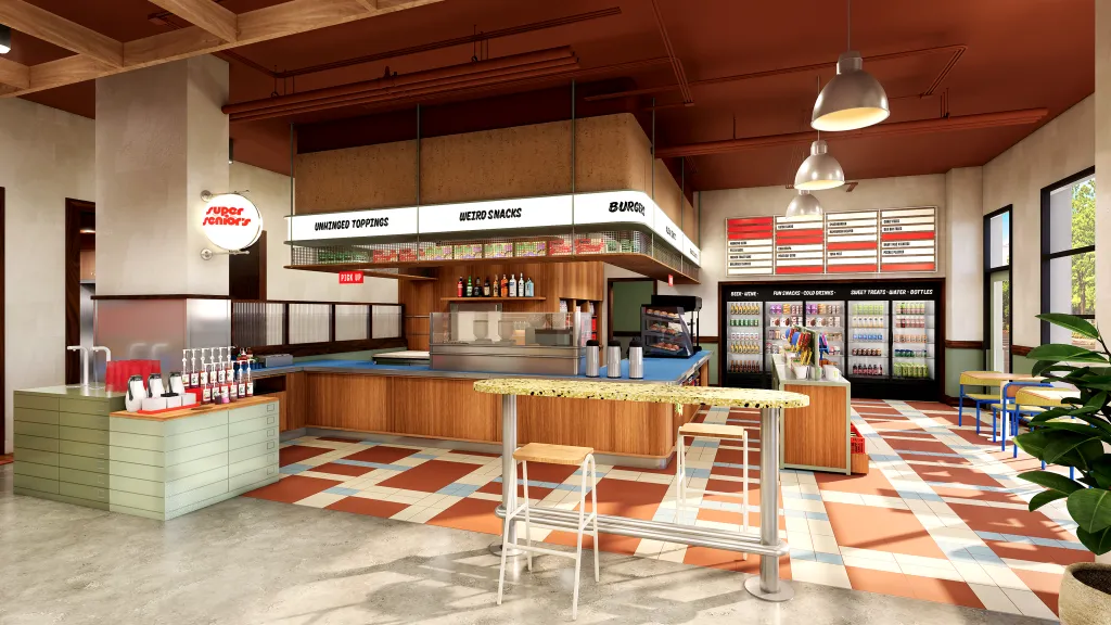 Undergraduate by Hilton Food Beverage Rendering