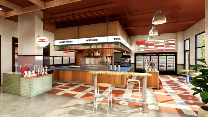 Undergraduate by Hilton Food Beverage Rendering