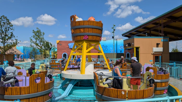 Universal Kids Resort Bikini Bottom Bobbing Barrels