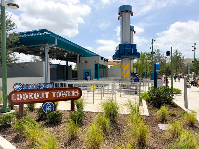Universal Kids Resort Jurassic World Lookout Towers