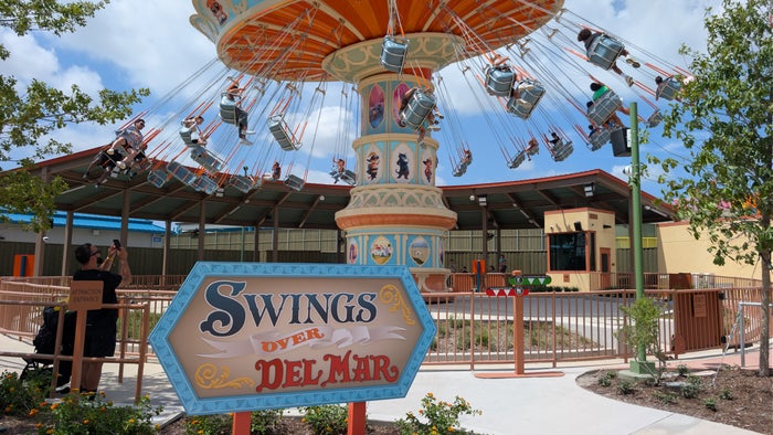 Universal Kids Resort Puss in Boots Del Mar Swings Over Del Mar Universal Kids Resort Puss in Boots Del Mar Swings Over Del Mar