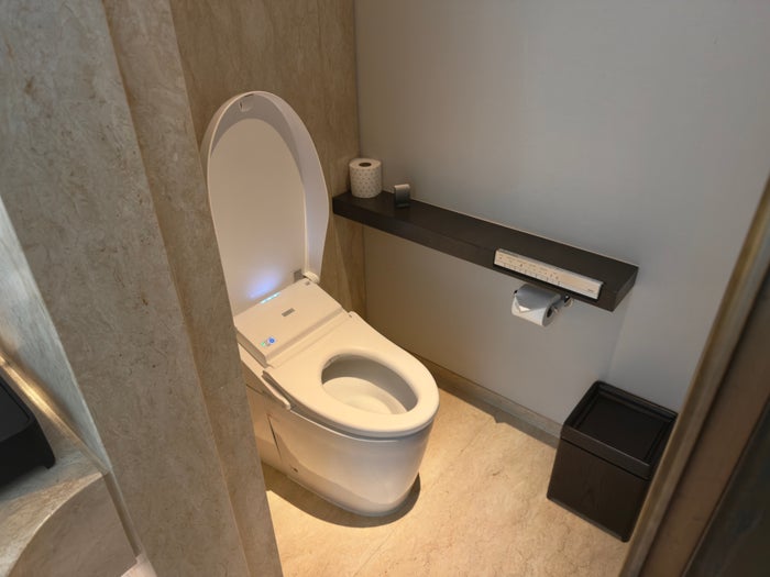 Waldorf Astoria Bangkok suite bathroom toilet