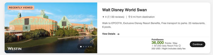 Walt Disney Swan Westin Walt Disney Swan Westin