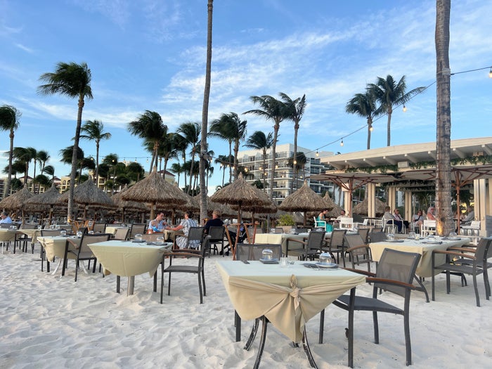 Aruba Marriott Resort Atardi beach restaurant