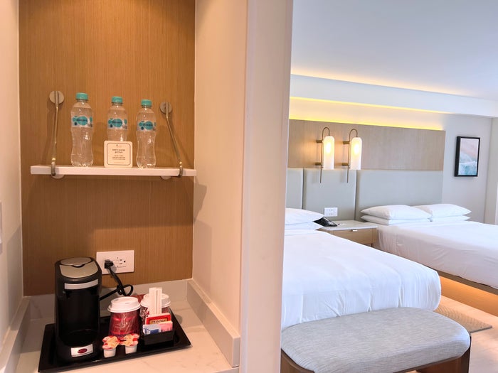 Aruba Marriott Resort coffee and water