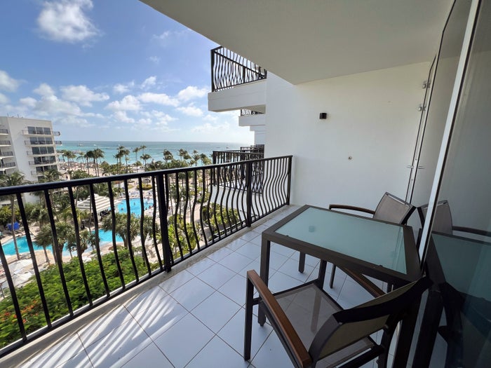 Aruba Marriott Resort guest room balcony 2