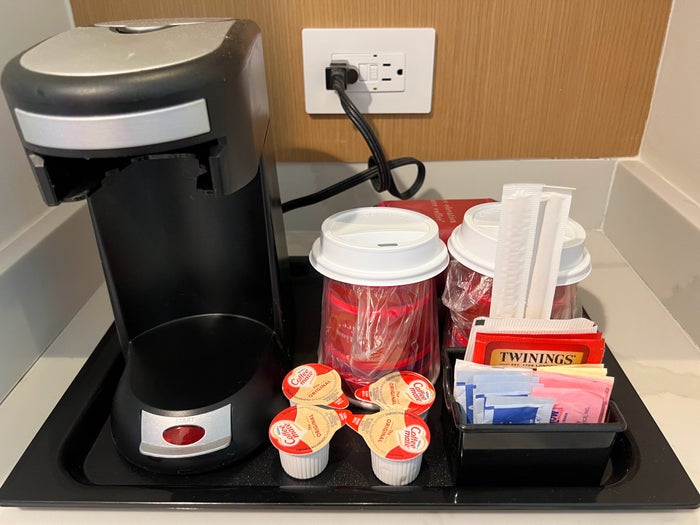 Aruba Marriott Resort in room coffee