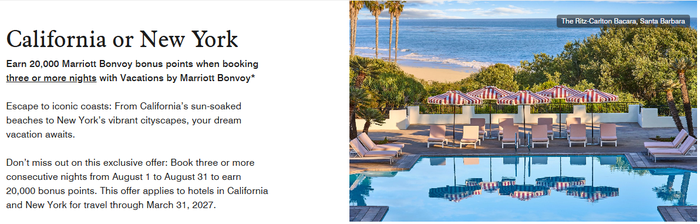 California + New York Vacation Packages Marriott