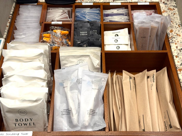 Caption by Hyatt Kabutocho Tokyo check in toiletries